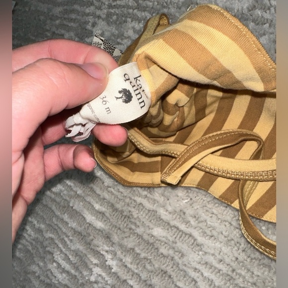 Kate Quinn Striped Baby Bonnet NWT - Picture 2 of 2